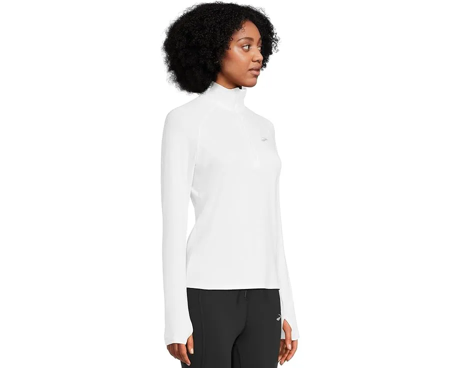 Куртка Brooks Dash 1/2 Zip 3.0 с воротником и светоотражающим брендингом