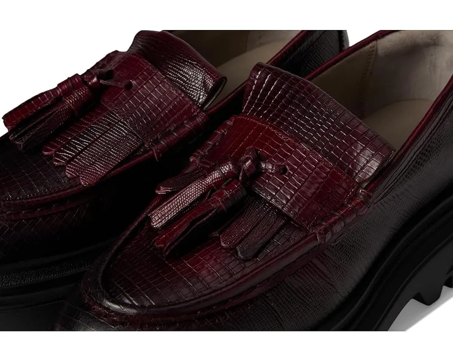 Лоферы AllSaints Beth с кисточками на массивной подошве