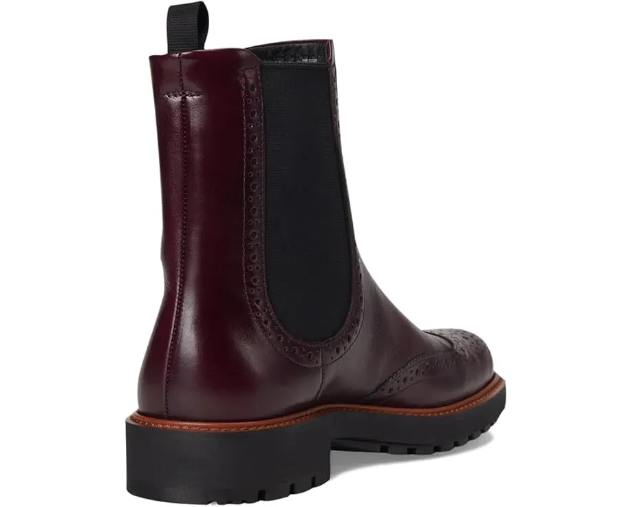 ECCO Metropole Oslo Chelsea Wingtip ботинки с декоративными перфорациями