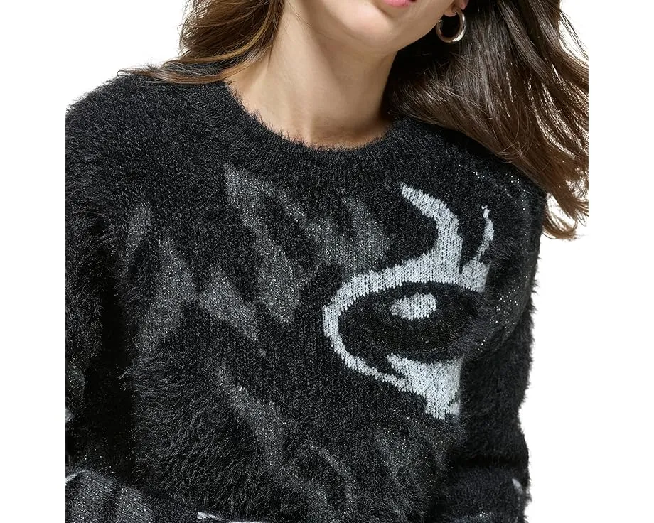 Свитер DKNY Long Sleeve Tiger Eye с длинным рукавом