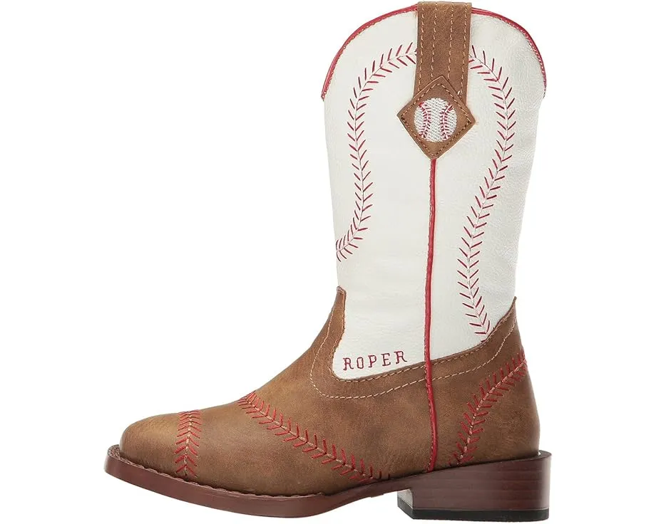 Детские ковбойские сапоги Roper Kids Baseball с бейсбольным принтом