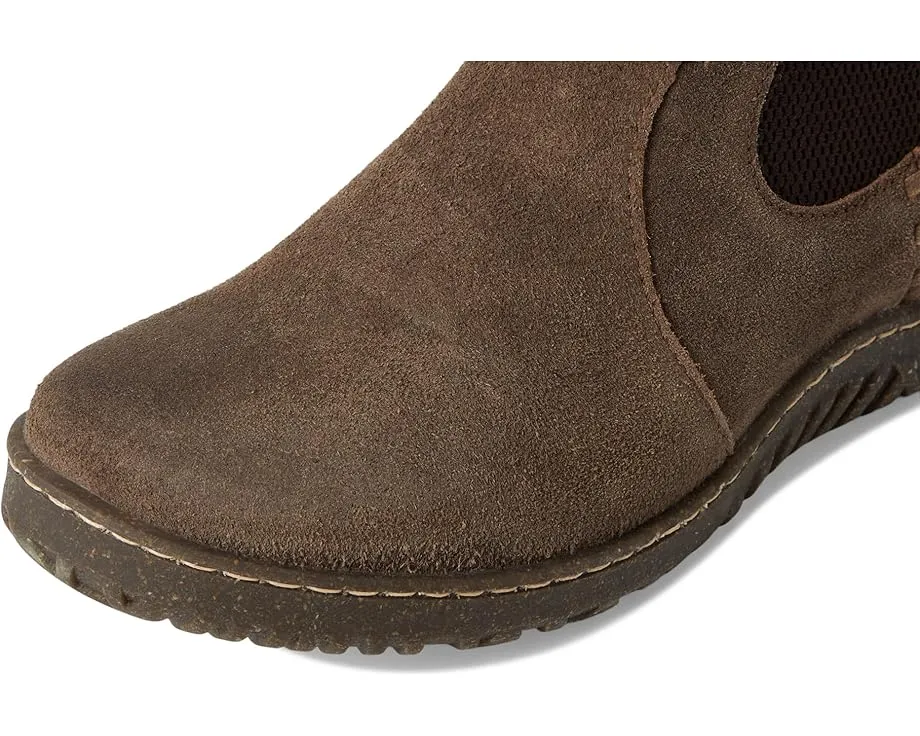 Ботинки Born Bali из состаренной замши на пробковой подошве с боковыми вставками