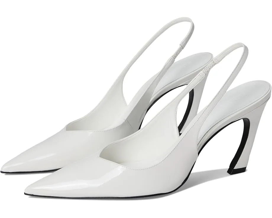 Туфли Schutz Lexi Sling на шпильке с глянцевым верхом и застежкой на щиколотке