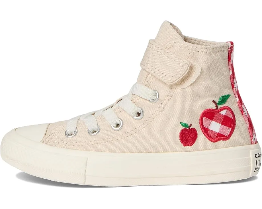 Converse детские кеды Chuck Taylor All Star с клетчатыми акцентами и застежкой на липучке