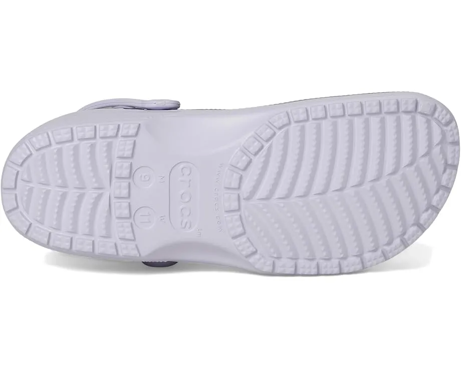 Классические сабо Crocs Classic Frosted с матовым покрытием