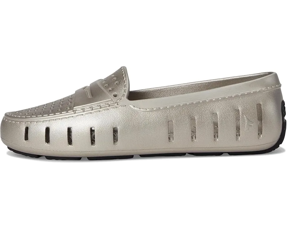 Лоферы Floafers Metallic Posh Driver с массажной стелькой и вентиляцией 360°