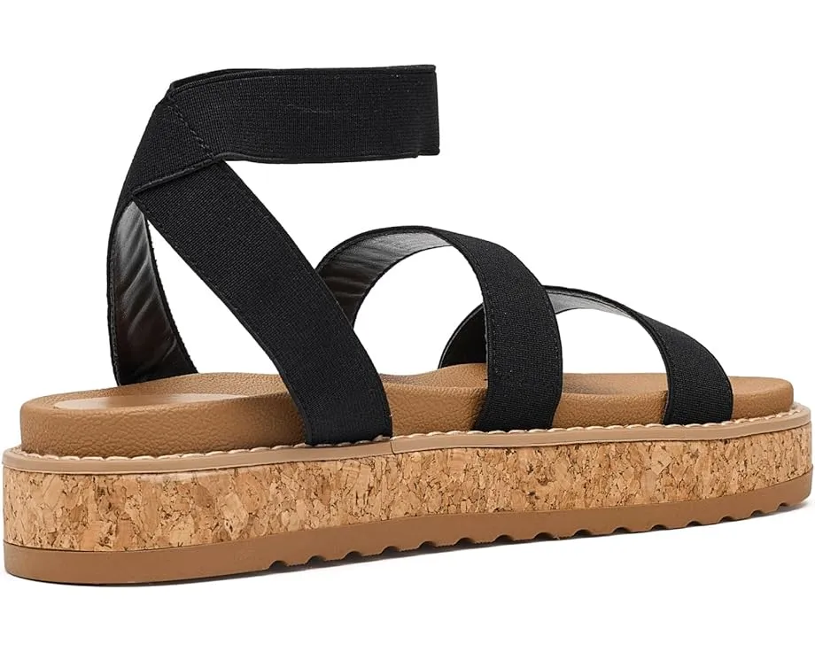 Детские сандалии Steve Madden Kids Avril с эластичными ремешками и подошвой из пробки