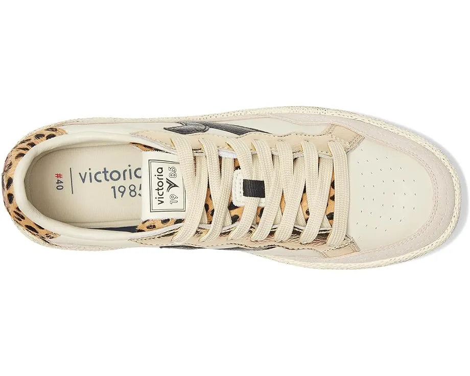 Кроссовки Smash Leather Metallic And Animal с золотыми деталями и принтом