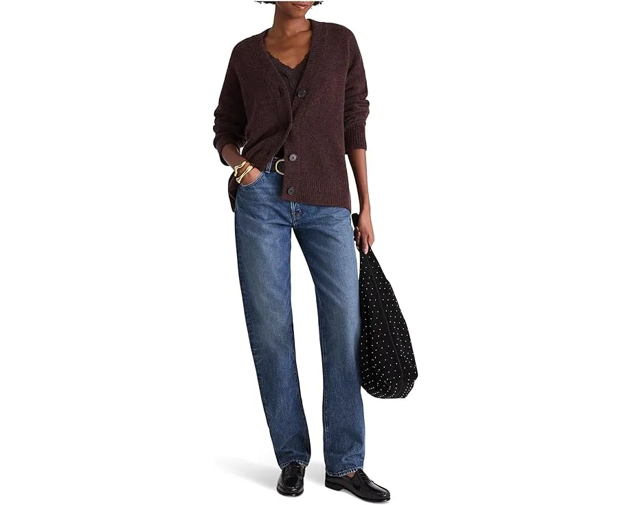 Кардиган Madewell Lauren длинного кроя с V-образным вырезом и шерстяной смесью