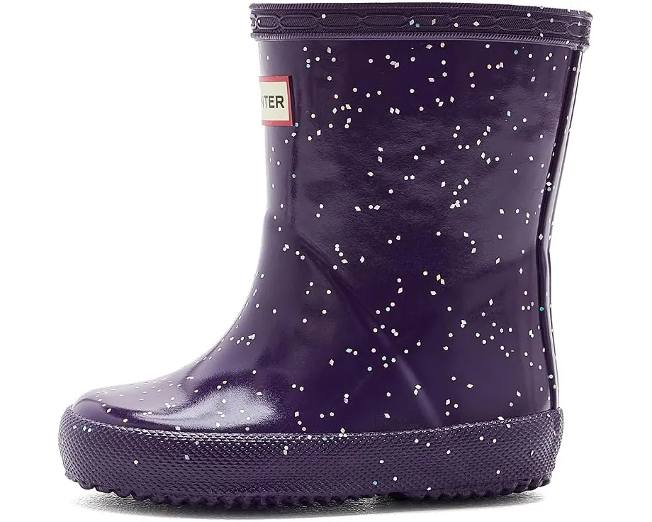 Детские сапоги Hunter First Giant Glitter с блестками
