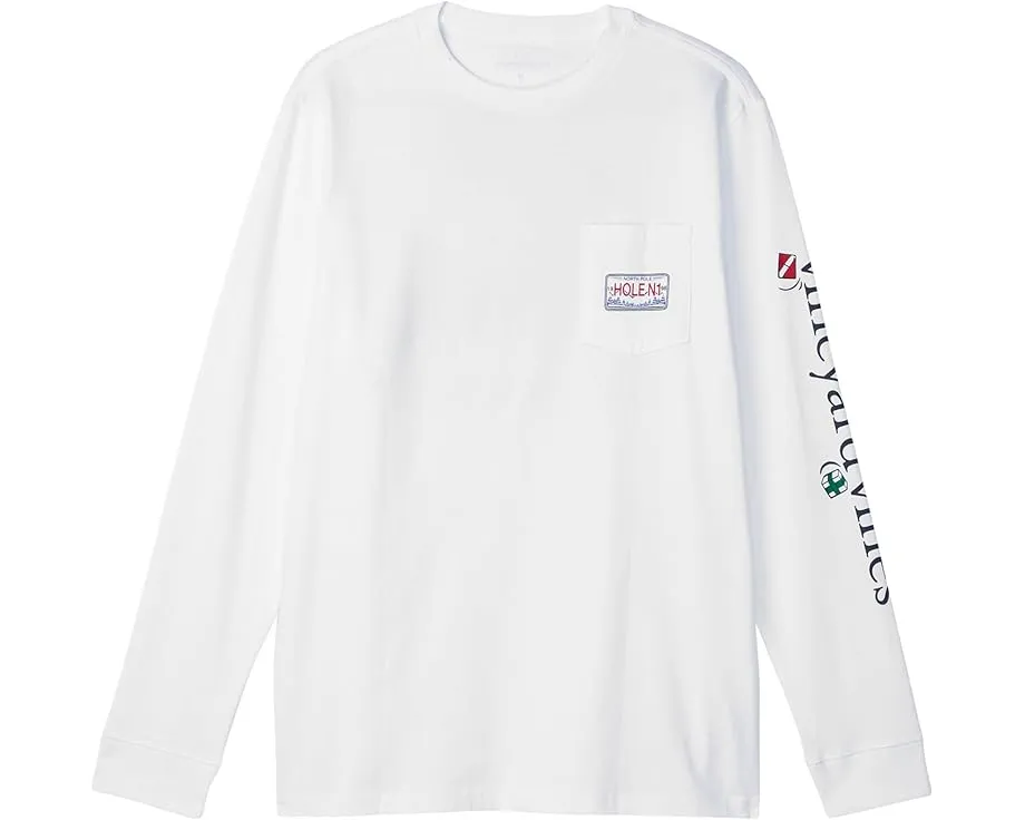 Vineyard Vines Kids футболка с длинным рукавом Best Christmas By Par с игривым принтом