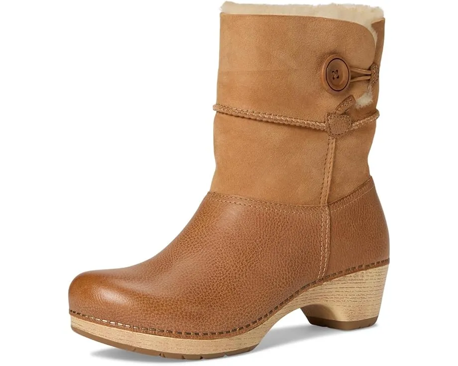 Зимние сапоги Dansko Lillith из замши с овчиной