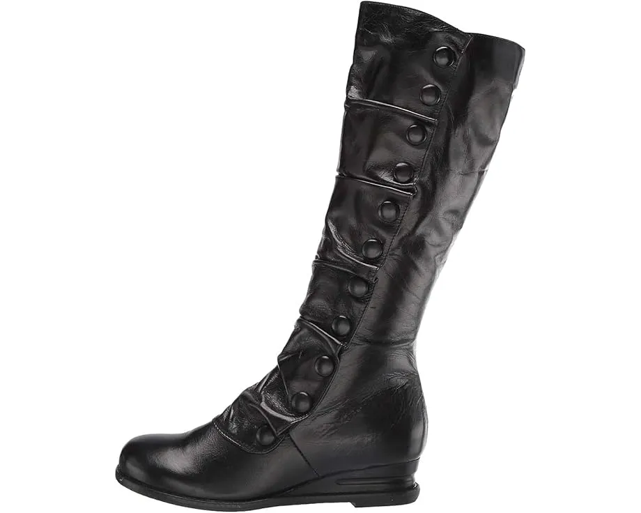 Высокие кожаные ботинки Miz Mooz Bobbie с пуговицами и защипами