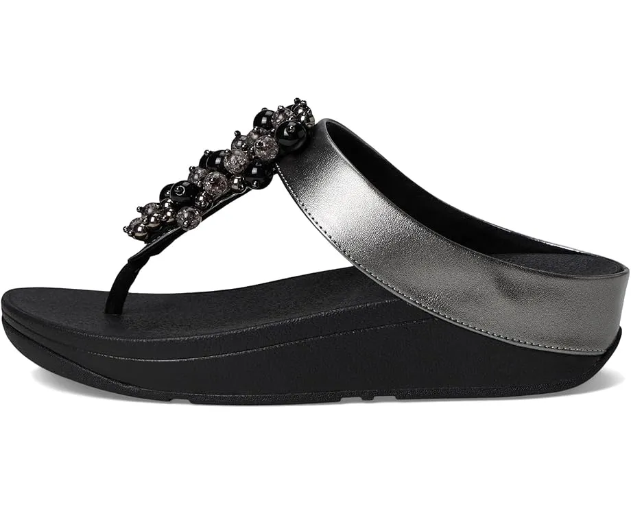 Сандалии FitFlop Fino с декоративными бусинами и удобной стелькой