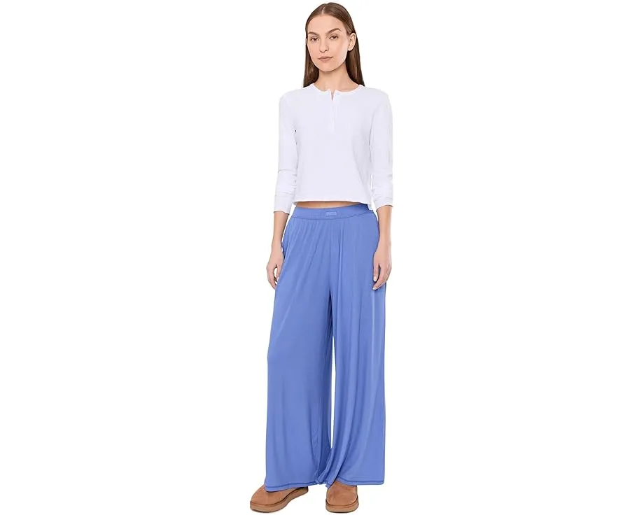 Широкие брюки Imogen Wide Leg Pants Rib из мягкой рубчатой ткани с высокой талией