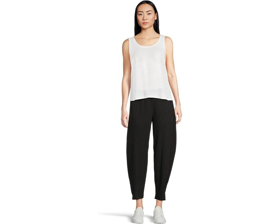 Топ майка Eileen Fisher Scoop Neck Tank с рифленой вязкой