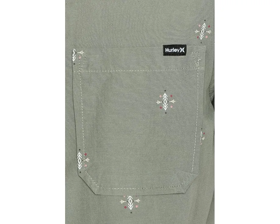 Hurley Aero Рубашка с коротким рукавом и принтом по всей поверхности