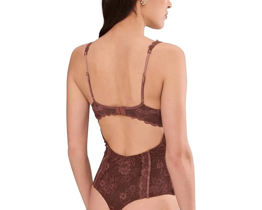 Боди Free People Say You Love Me с кружевом и V-образным вырезом