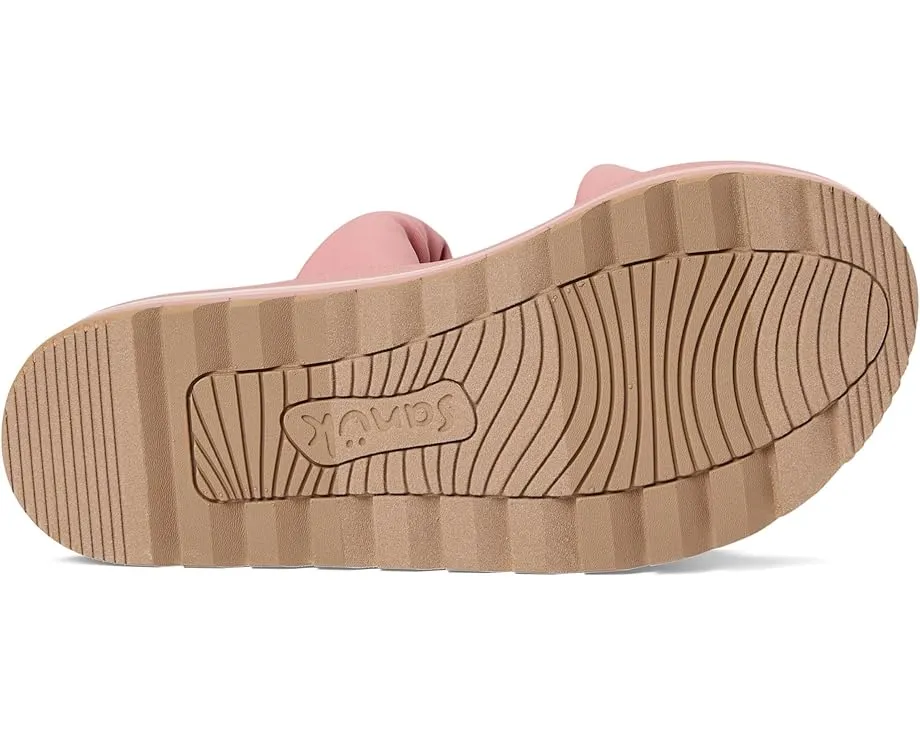 Сандалии Sanuk Yoga Twist-n-slide с платформой и стегаными ремнями на удобной стельке из пеноматериала