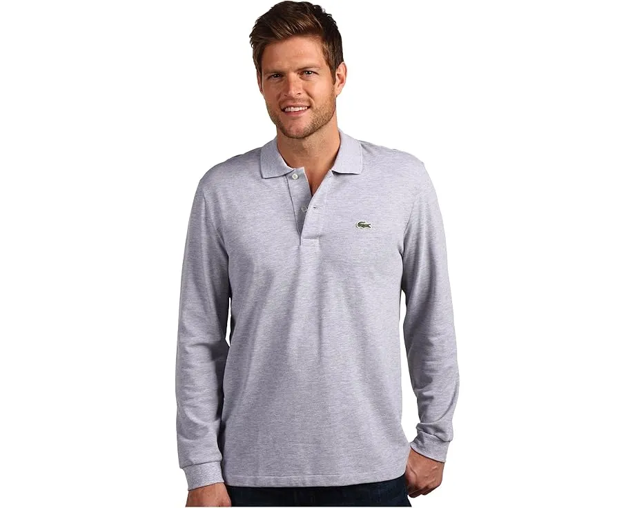 Классическая поло Lacoste с длинным рукавом из пике