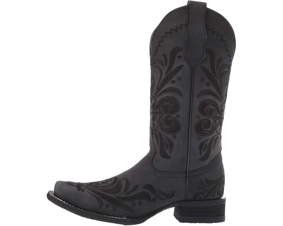 Сапоги Corral Boots L5464 с вышивкой в западном стиле и квадратным носком