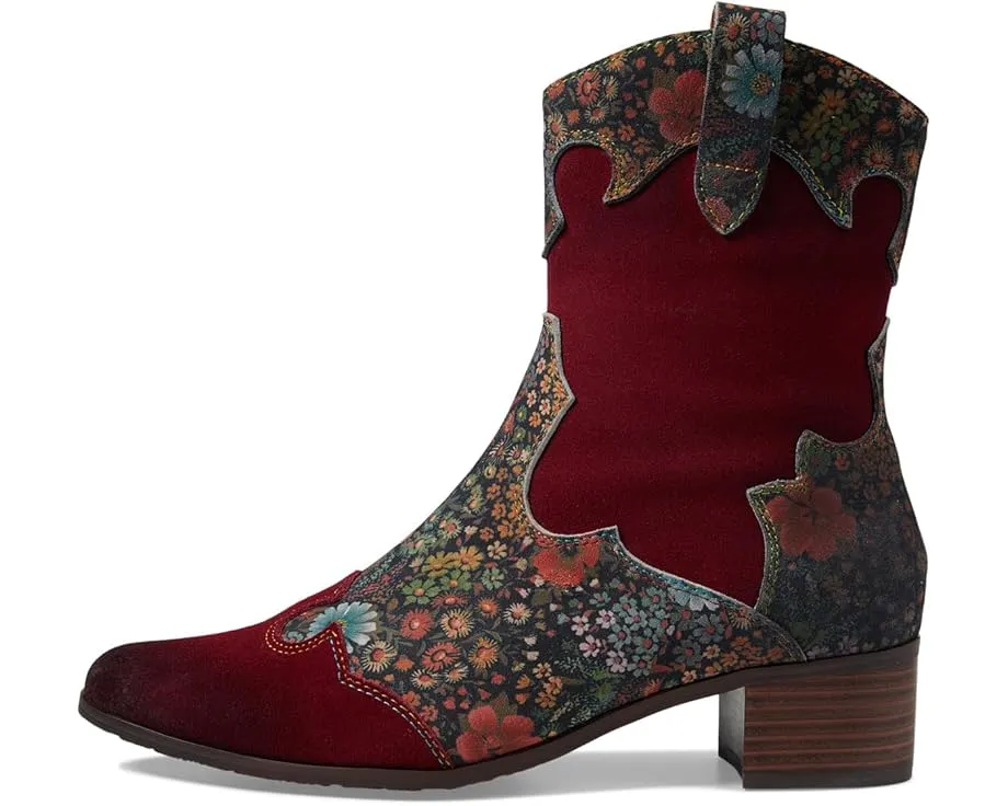 Ботинки L'Artiste by Spring Step Lady Luck с цветочным принтом и молнией