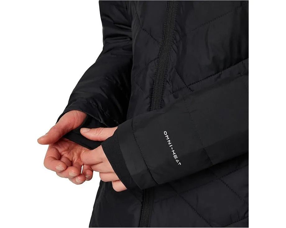 Длинная утепленная куртка Columbia Heavenly с капюшоном и технологией Omni Shield