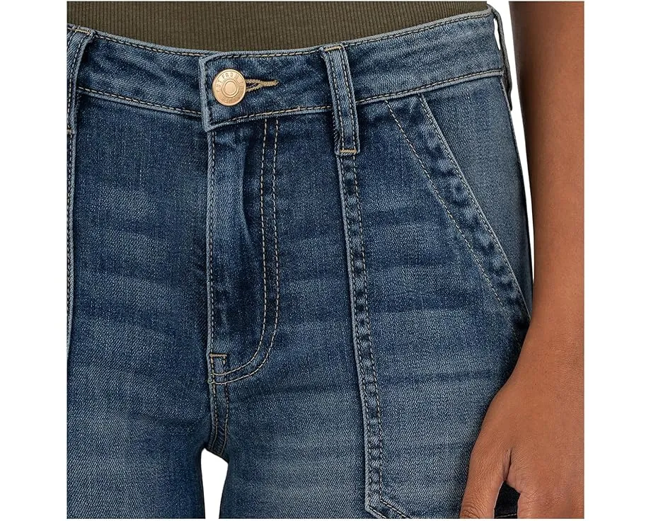 Джинсы KUT from the Kloth Charlotte с высокой посадкой и широкими штанинами