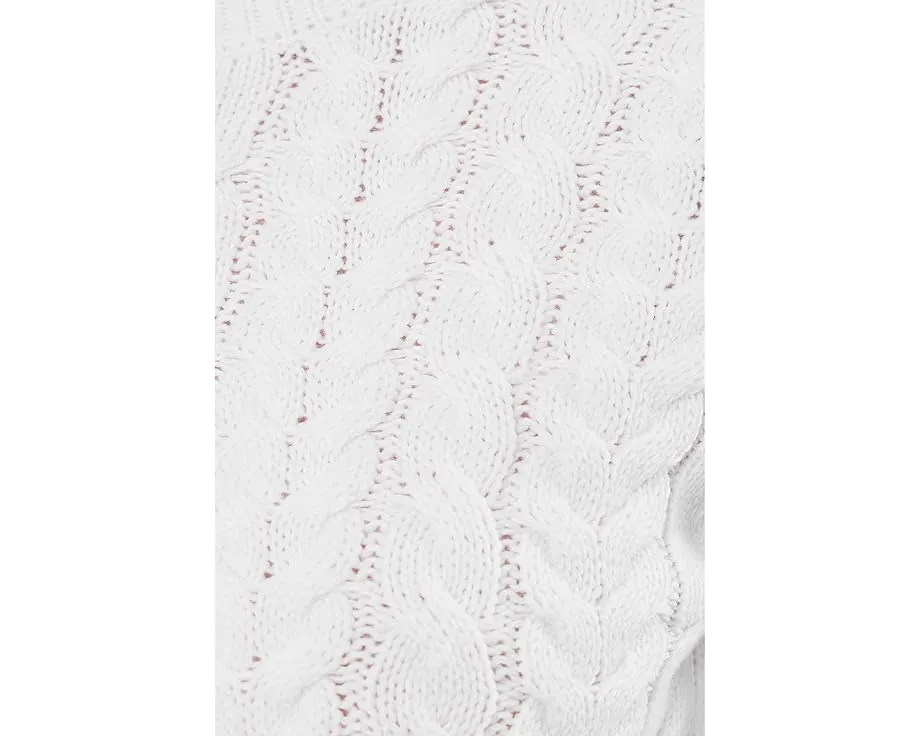 Splendid свитер Annabella Cable Sweater с кабельной вязкой и круглой горловиной