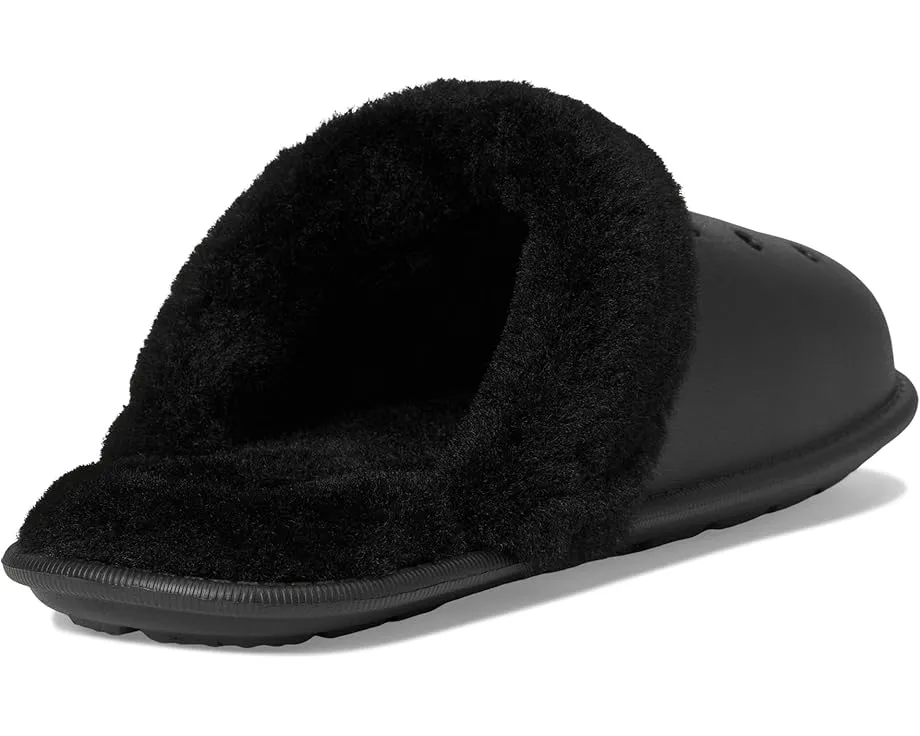 Домашние тапочки Crocs Classic Fuzz Scuff с искусственным мехом