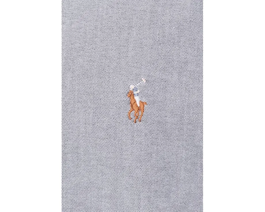 Классическая рубашка оксфорд Polo Ralph Lauren бежевого цвета