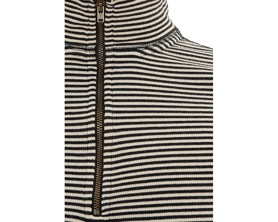 Топ Free People Avery Zip Up с молнией и V-образным вырезом