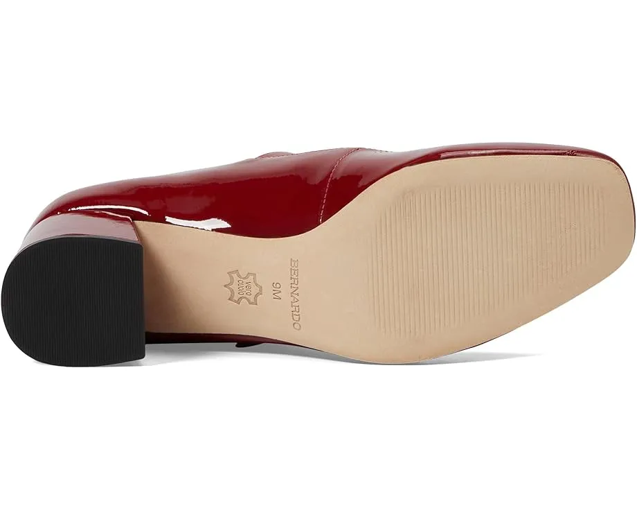 Туфли Bernardo Ancona с квадратным носком и регулируемой пряжкой