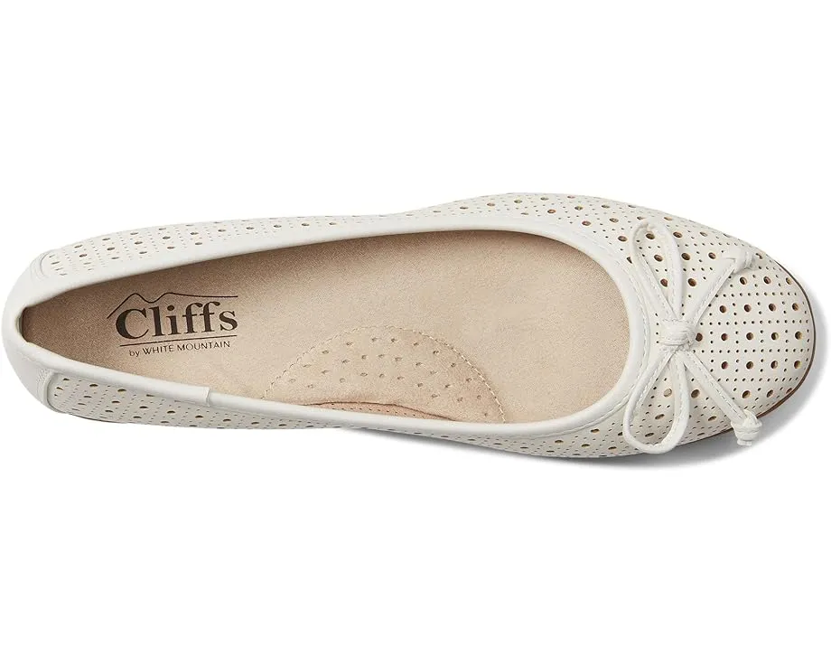 Cliffs by White Mountain балетки Cheryl с бантом на мыске и текстурным каблуком