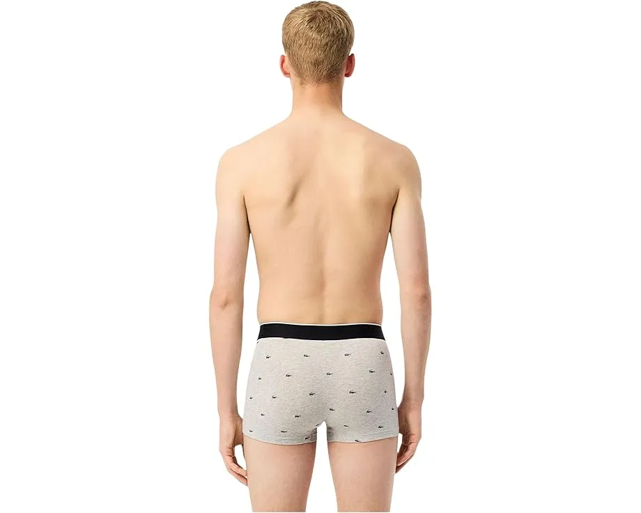 Трусы Lacoste с мелким принтом крокодила 3 штуки