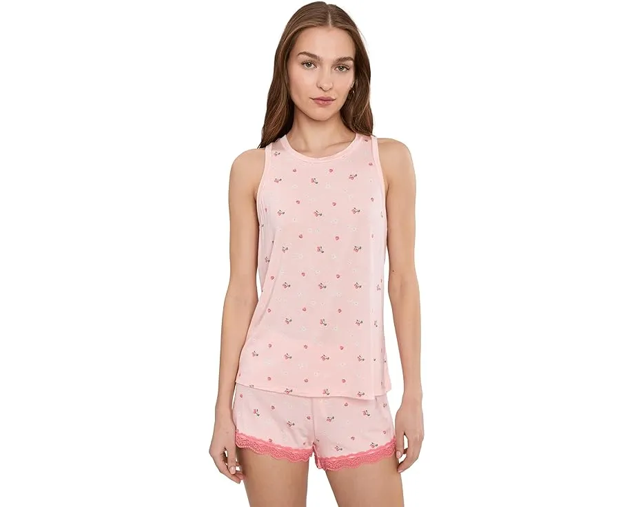 Набор HONEYDEW All American с майкой и шортами для отдыха из вискозы и спандекса