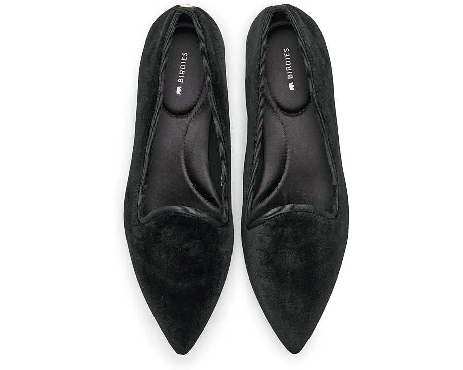Лоферы Birdies Starfinch 15 Velvet с острым носком и каблуком на память-пене
