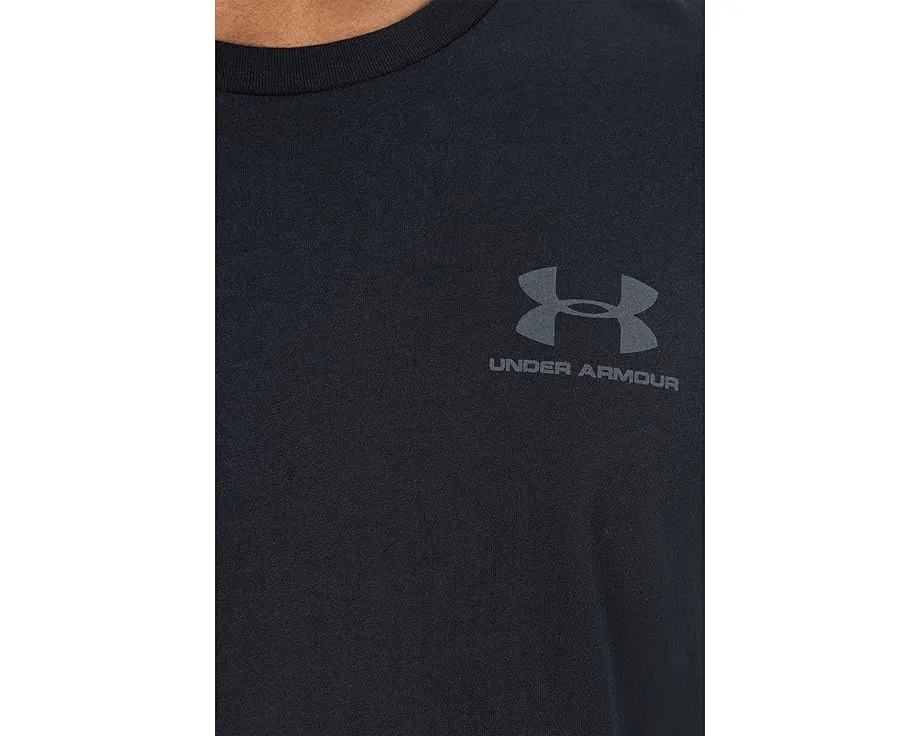 Лонгслив Under Armour Sportstyle с принтом на груди и технологией Charged Cotton