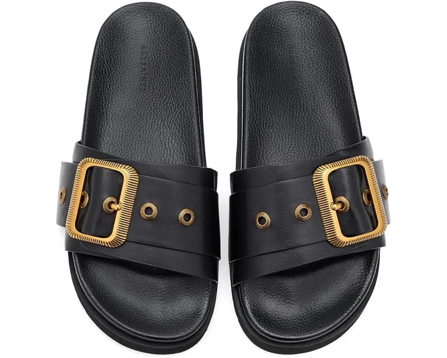 Западные сандалии AllSaints Ellie с крупной пряжкой и кожаным верхом