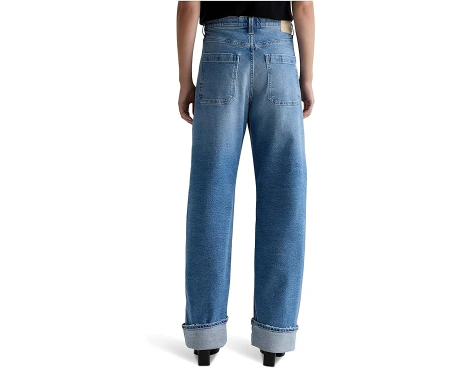 Джинсы AG Mercer с высокой посадкой и бочкообразным кроем