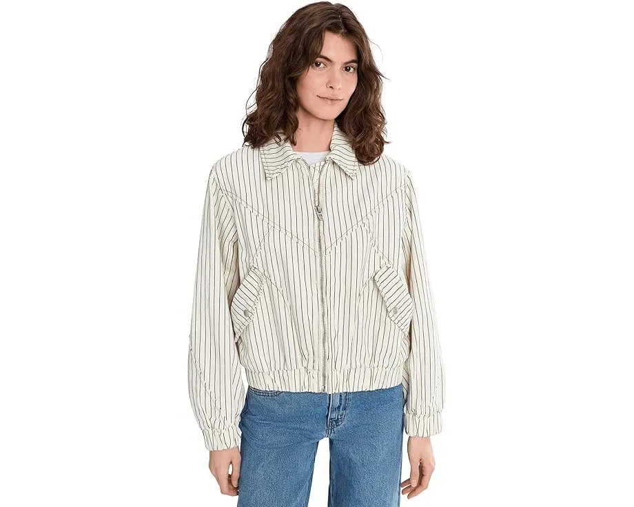 Куртка Blank NYC Sail Away Railroad в полоску с эластичными манжетами