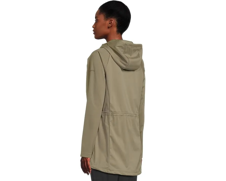 Мягкая куртка Columbia Flora Park II Softshell с защитой от ветра Omni Wind и капюшоном