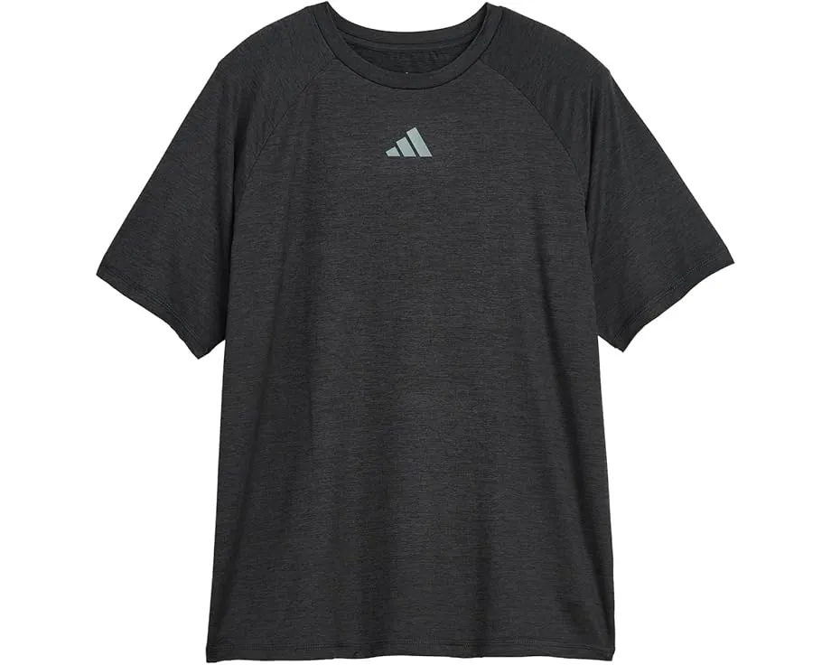 adidas Kids Футболка Raglan Poly с регланными рукавами для активного отдыха