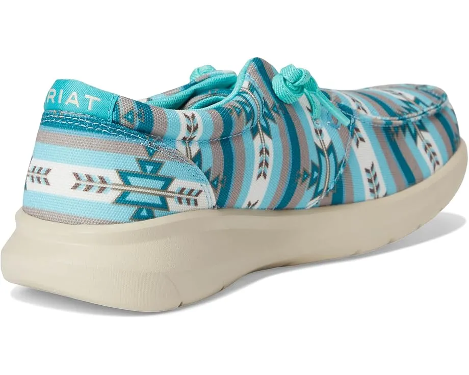 Кроссовки Ariat Hilo в стиле лоферов с эластичными шнурками и контрастной подошвой