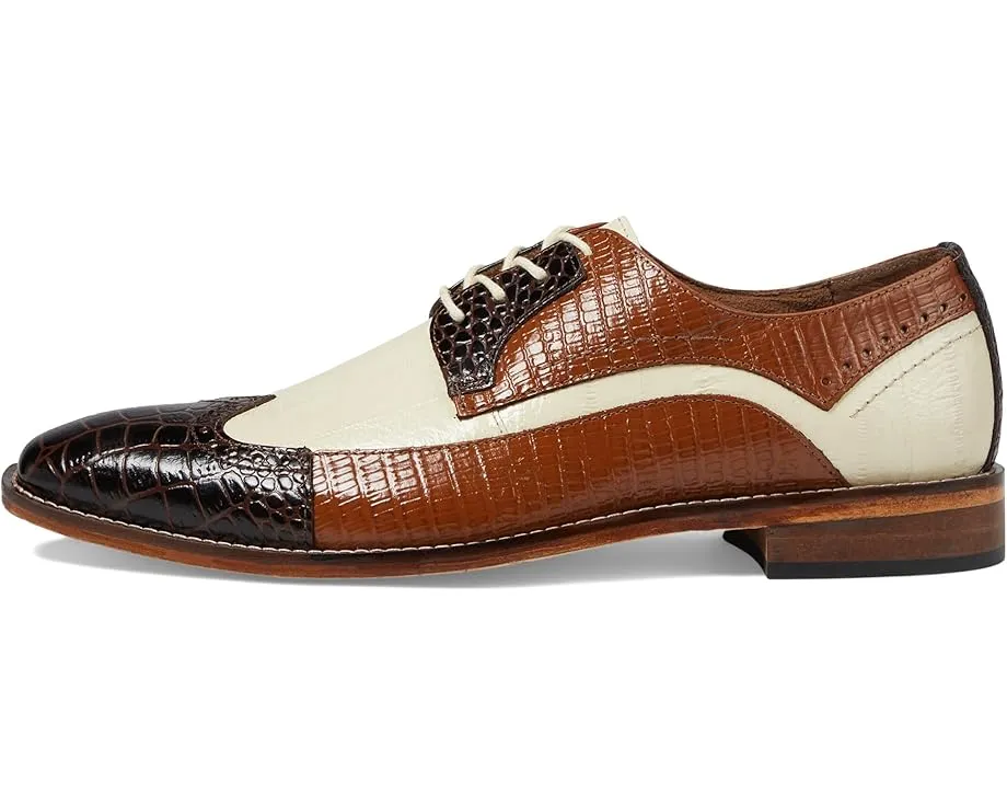Stacy Adams Gallinari оксфорды Wingtip с принтом и кожаной подошвой