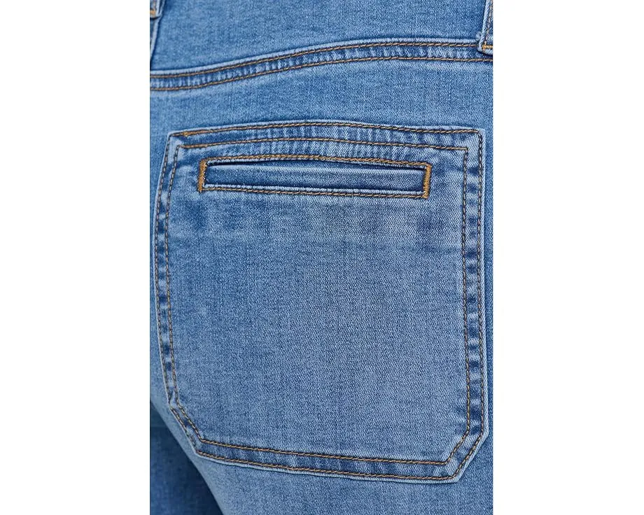 KUT from the Kloth Джинсы Meg Wide Leg с высокой талией цвета Sunny