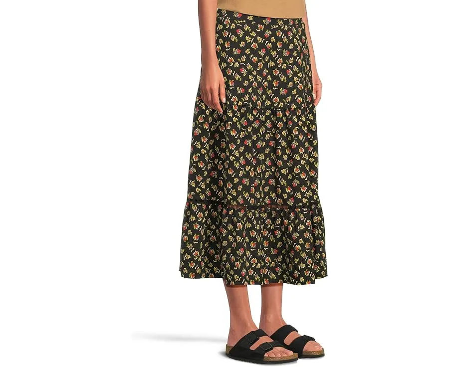 Юбка миди Toad&Co Marigold с ярусами из органического хлопка и TENCEL
