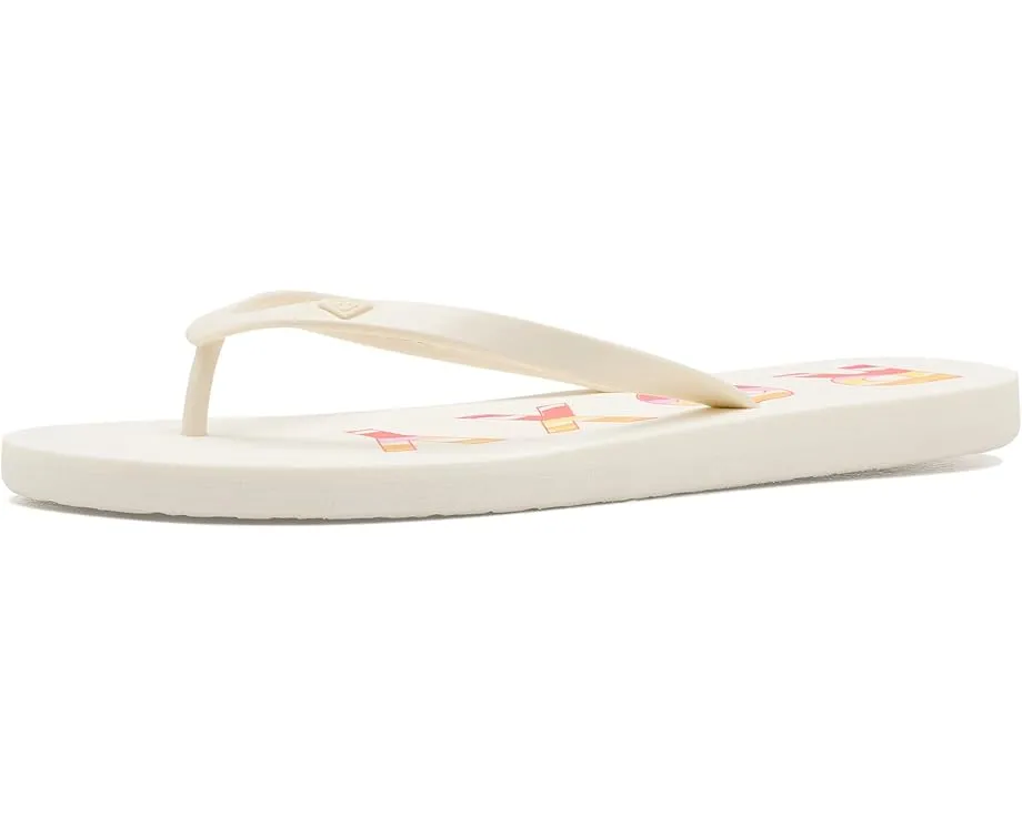 Тапочки Roxy Tahiti IX с двумя ремешками и стелькой из ЭВА