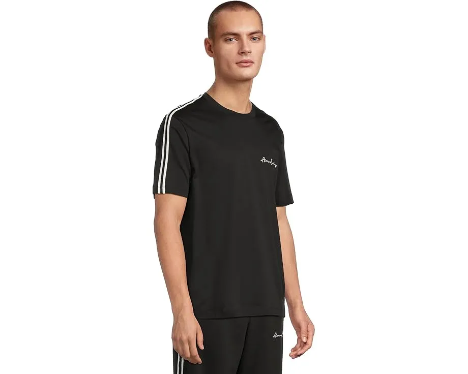 Футболка с логотипом Armani Exchange из комфортного хлопка