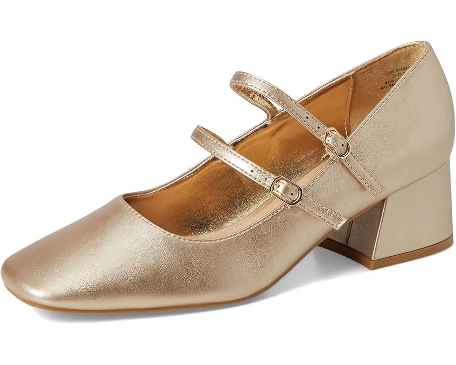 Туфли Nally на устойчивом каблуке с квадратным носком и регулируемой лямкой